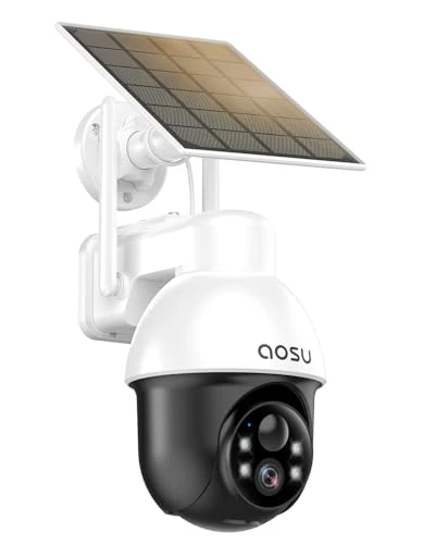 Solar Security Camera Wireless Outdoor — Security Camera, AOSU