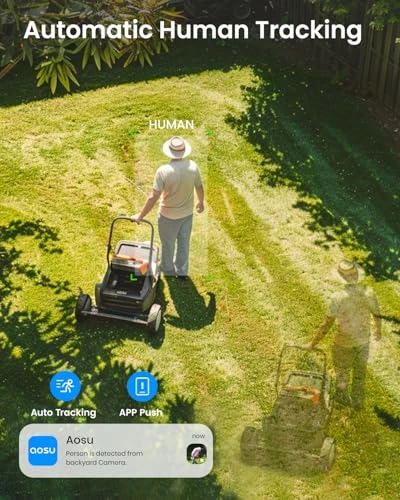 Solar Security Camera Wireless Outdoor — Security Camera, AOSU