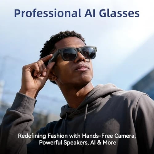 AI Smart Glasses with 4K HD Camera, Bluetooth Calls, and Photochromic Lenses — Smart Glasses, Hugur