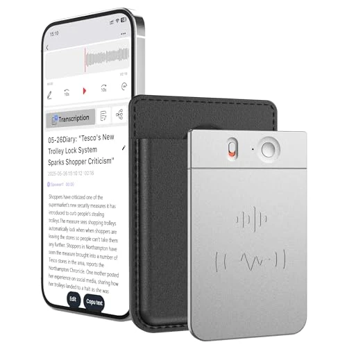 AI Voice Recorder with Transcription and Summarization — Translator Device, Amazebra