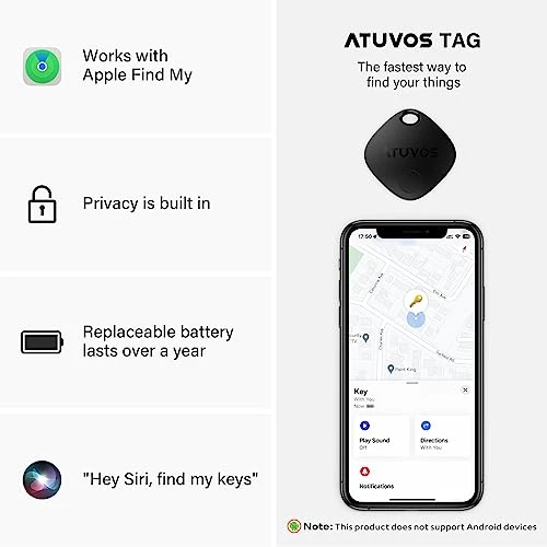 Air Tracker Tags 4 Pack — Dog GPS Tracker, ATUVOS