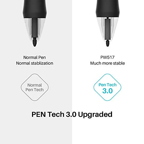 Battery-Free Stylus Digital Pen — Drawing Tablet, Huion
