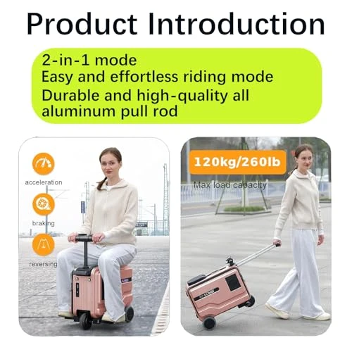 Electric Ride-On Luggage — Smart Luggage, FgdVrelnor