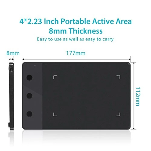 Graphics Drawing Tablet Signature Pad with Digital Stylus and Express Keys — Drawing Tablet, Huion