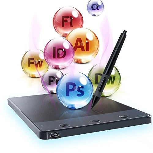 Graphics Drawing Tablet Signature Pad with Digital Stylus and Express Keys — Drawing Tablet, Huion