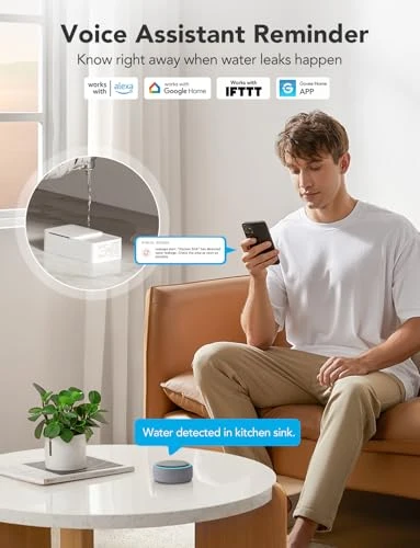 Premium Smart Water Leak Detector — Water Shut Off Valve, GoveeLife