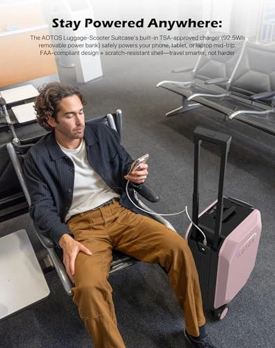 Rideable Smart Carry-On Luggage — Smart Luggage, AOTOS