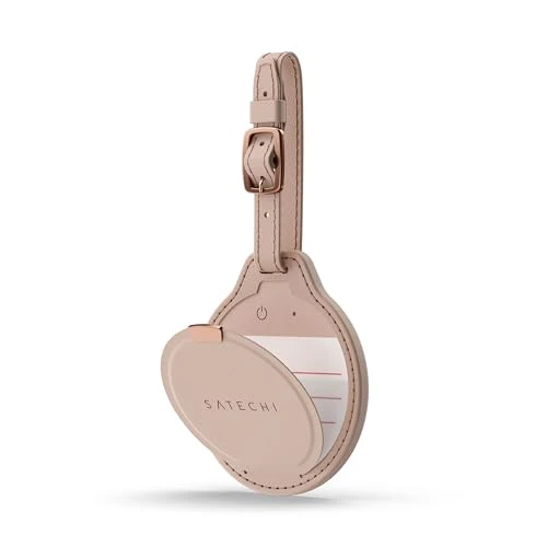 Smart Luggage Tag with Find My, TSA-Friendly, Airport Tracking, Left-Behind Alerts, Loud Audible Chime, Wireless... — Smart Luggage, Satechi