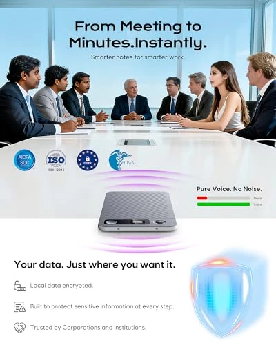 Voice Recorder with AI Note Taking — Translator Device, Elasound