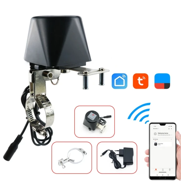 Smart Gas Valve Controller — Water Shut Off Valve, Tuya