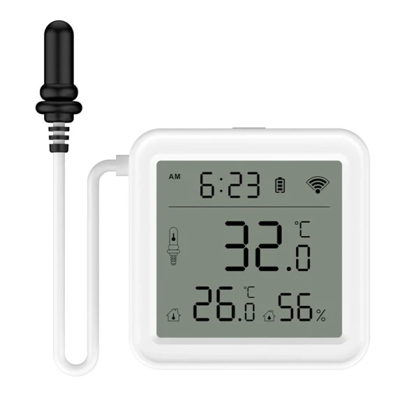 Smart Temperature Humidity Sensor with External Probe — Humidifier, MOES