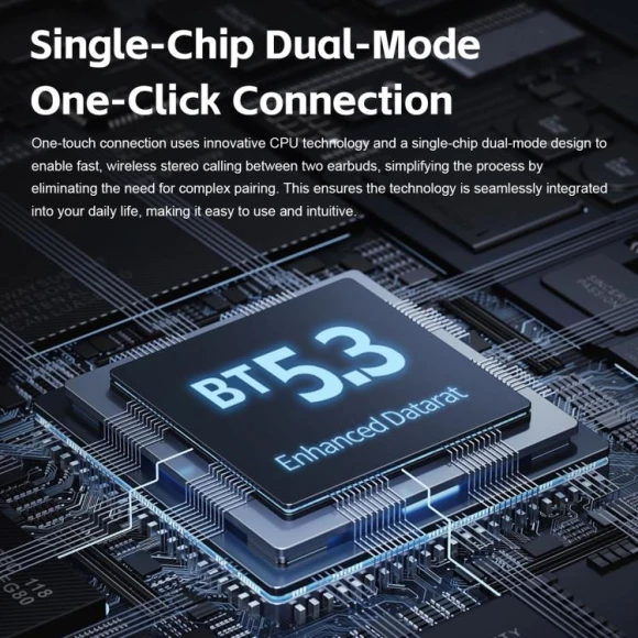 1.53-inch Display 2-in-1 Smart Sports Watch with TWS Bluetooth Earphones — Fitness Tracker