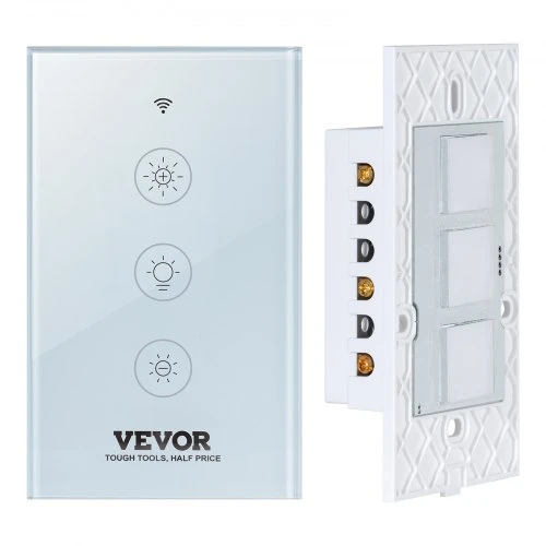 WiFi Smart Light Dimmer Switch — Smart Switch, VEVOR