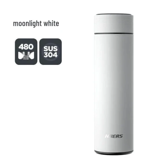 Smart Business Stainless Steel Thermal Mug with Temperature Display — Smart Water Bottle, HAERS
