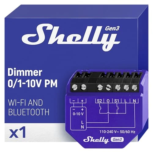 Smart Dimmer with Power Monitoring — Smart Switch, Shelly