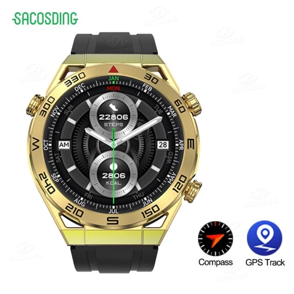 Smart Watch with NFC, ECG+PPG, GPS Motion Tracker — Smart Watch, Tiktop2