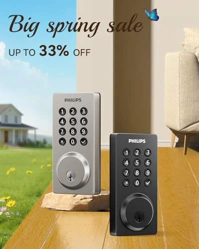 WiFi Smart Keypad Deadbolt Lock — Smart Lock, Philips