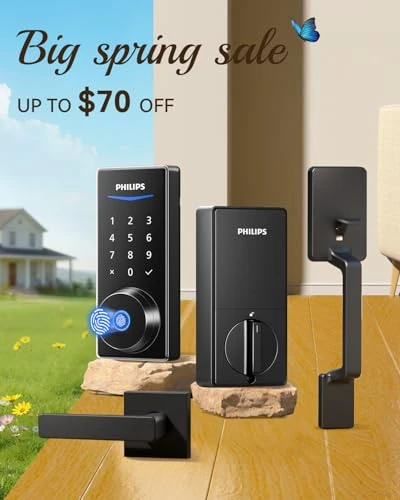 WiFi Smart Lock with Front Door Handle Set — Smart Lock, Philips