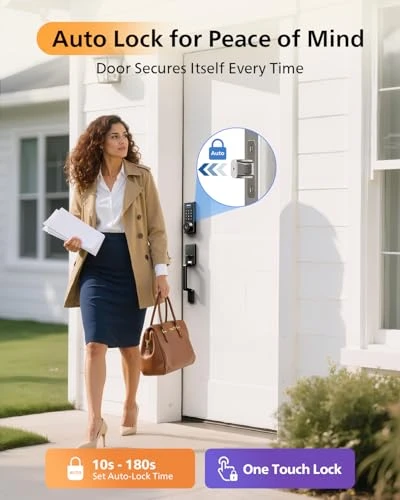 WiFi Smart Lock with Front Door Handle Set — Smart Lock, Philips