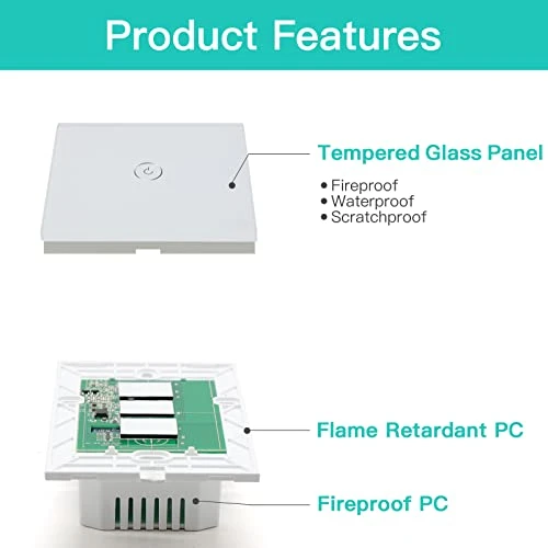 WiFi Touch Light Switch — Smart Switch, BSEED