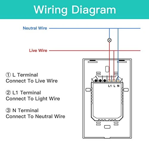 WiFi Touch Light Switch — Smart Switch, BSEED