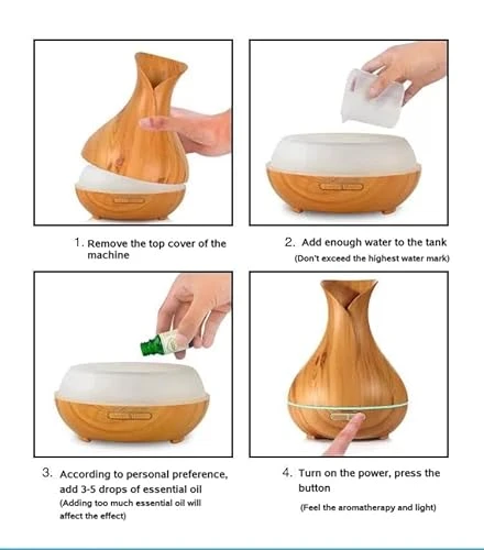 Wireless Essential Oil Aromatherapy Diffuser — Essential Oil Diffuser, Ebooine