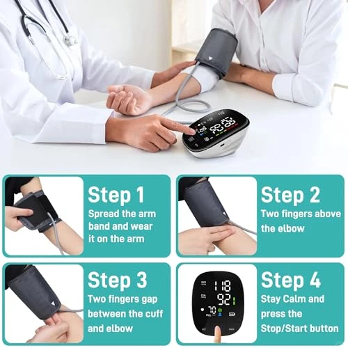 Automatic Blood Pressure Monitor with Large Cuff — Blood Pressure Monitor, huangirl