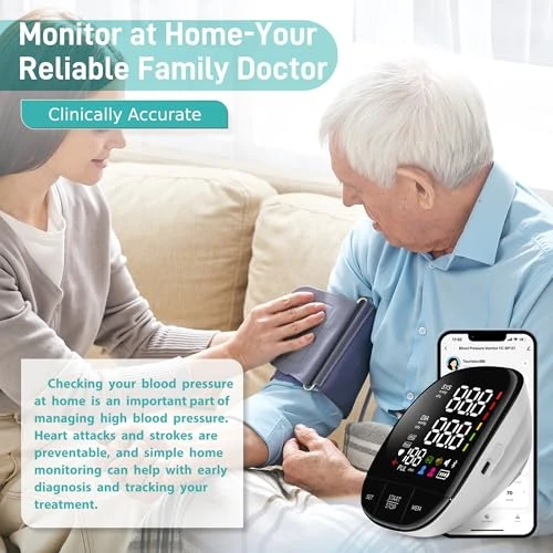 Automatic Blood Pressure Monitor with Large Cuff — Blood Pressure Monitor, huangirl