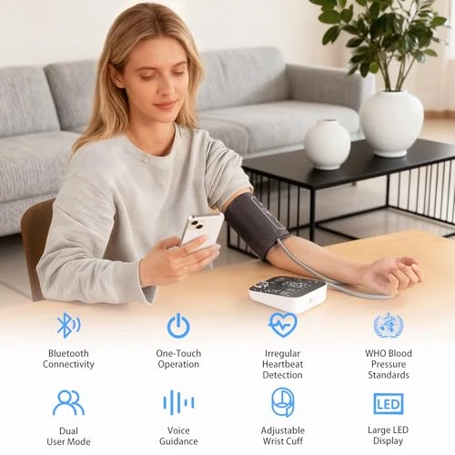 Automatic Upper Arm Blood Pressure Monitor — Blood Pressure Monitor, Abesee