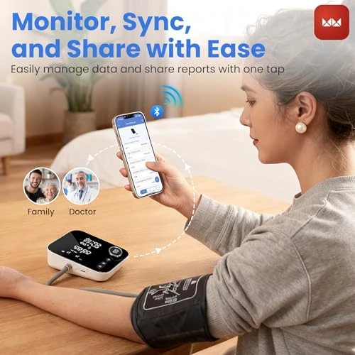 Automatic Upper Arm Blood Pressure Monitor — Blood Pressure Monitor, Abesee