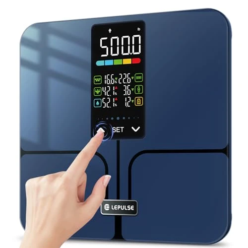 Body Fat Scale with Large Backlit Display — Smart Scale, Lepulse