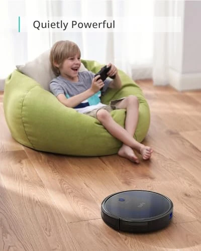 Certified Like-New BoostIQ RoboVac Robot Vacuum Cleaner, Super-Thin, Powerful Suction, Quiet, Self-Charging, Cleans Hard... — Robot Vacuum, eufy