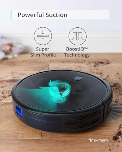 Certified Like-New BoostIQ RoboVac Robot Vacuum Cleaner, Super-Thin, Powerful Suction, Quiet, Self-Charging, Cleans Hard... — Robot Vacuum, eufy