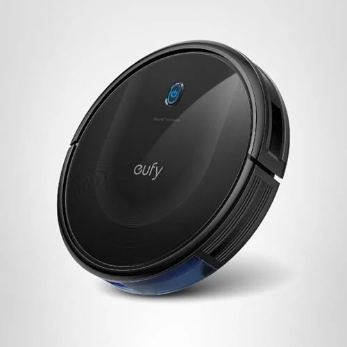 Certified Like-New BoostIQ RoboVac Robot Vacuum Cleaner, Super-Thin, Powerful Suction, Quiet, Self-Charging, Cleans Hard... — Robot Vacuum, eufy