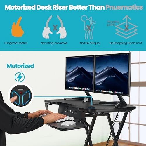 Electric Standing Desk Converter — Standing Desk, VERSADESK