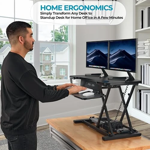 Electric Standing Desk Converter — Standing Desk, VERSADESK