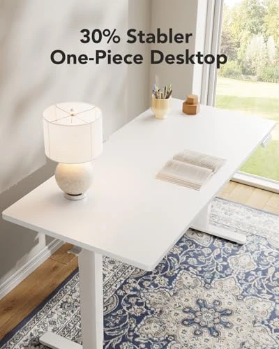 Electric Standing Desk with One-Piece Desktop — Standing Desk, HUANUO