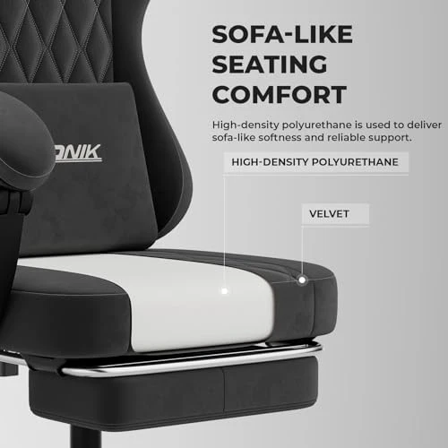 Ergonomic Gaming Chair with Lumbar Massage — Smart Chairs, NIONIK