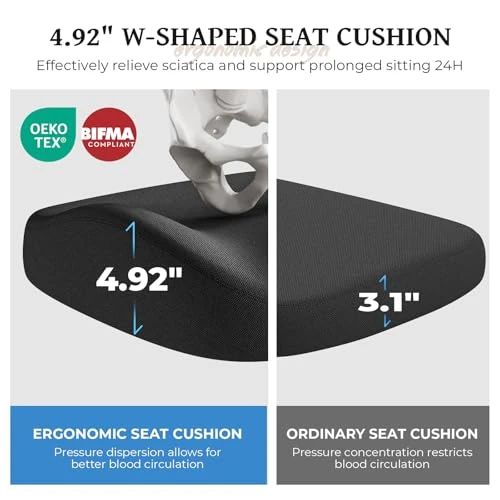 Ergonomic Office Chair with Adjustable Lumbar Support — Smart Chairs, FAMIDOLE