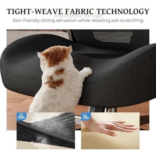 Ergonomic Office Chair with Adjustable Lumbar Support — Smart Chairs, FAMIDOLE