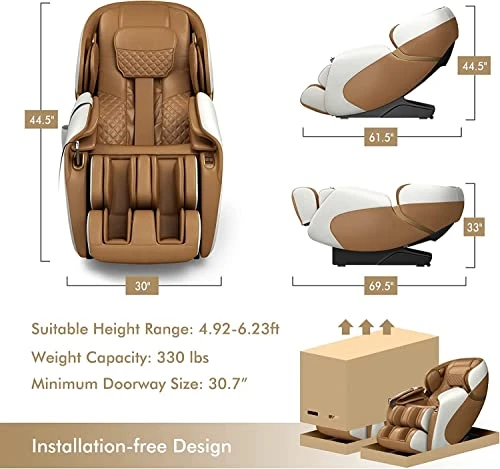 Full Body Zero Gravity Massage Recliner — Massage Chairs, COSTWAY