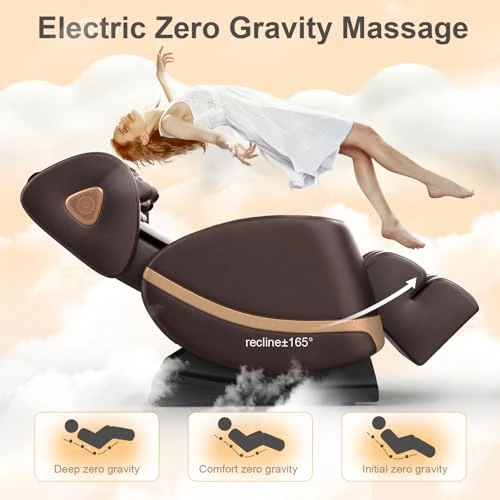 Massage Chair Full Body with Zero Gravity, Airbags, Heating, and Bluetooth Speaker — Massage Chairs, FURNIMAT