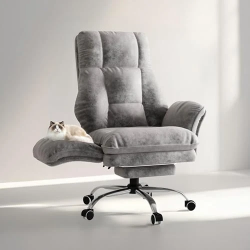 Office Chair with Flip Armrests and Foot Rest — Smart Chairs, HOMRELEXA