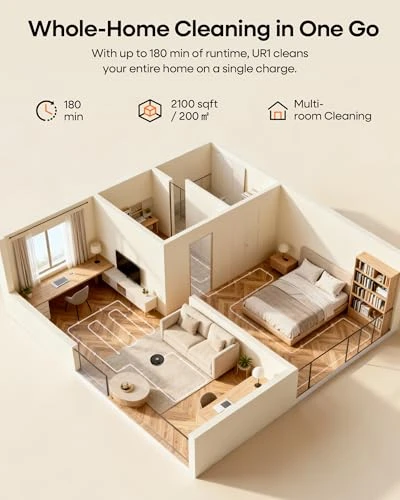 Robot Vacuum and Mop Combo — Robot Vacuum, uninell