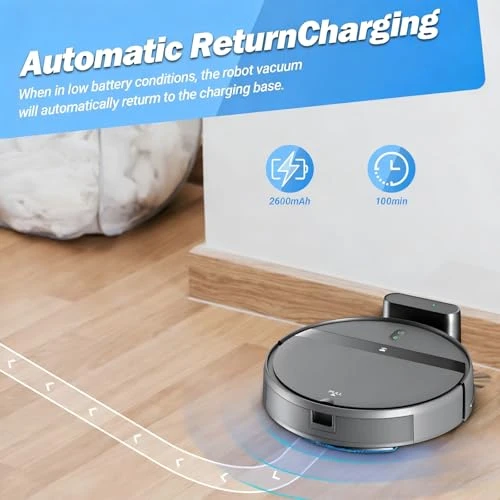 Robot Vacuum and Mop Combo — Robot Vacuum, Kilgone