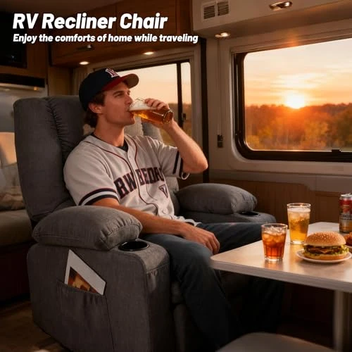 Rocker Recliner Chair with Massage and Heat — Massage Chairs, BIGGARSIT