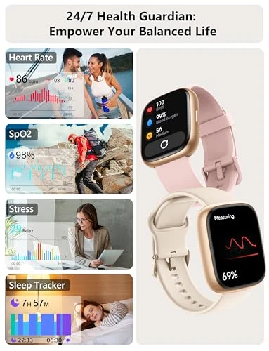 Smart Watch with Alexa, Health Monitoring, and Fitness Tracking — Smart Watch, LODIMEKE