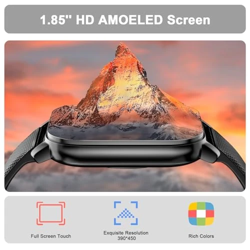 Smart Watch with AMOLED Display and Bluetooth Calling — Smart Watch, MFVLP