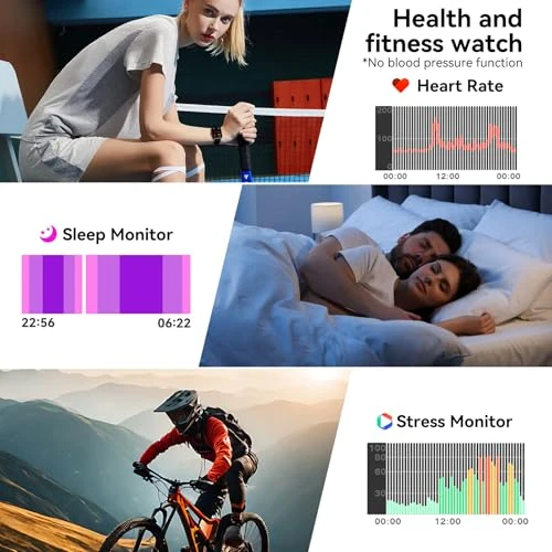 Smart Watch with HD Touchscreen and Bluetooth Calling — Fitness Tracker, Jacoosa