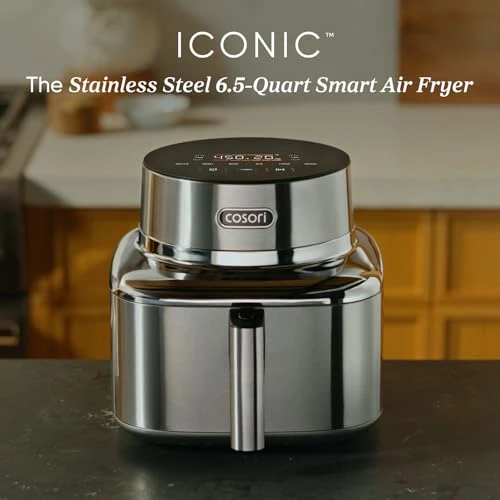 Stainless Steel Smart Air Fryer — Air Fryer, Cosori